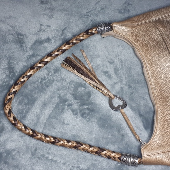 Brighton~Barbados Braided Hobo - Picture 3 of 9